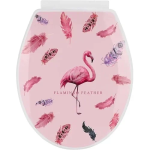 Καπάκι Λεκάνης Τουαλέτας Πλαστικό 380349 - Flamingo Feather