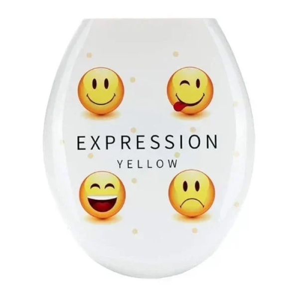 Καπάκι Λεκάνης Τουαλέτας Πλαστικό 380350 - Yellow Expression