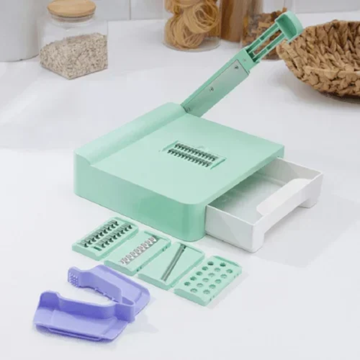 Κόφτης μαντολίνο λαχανικών και φρούτων SSM-6161 πράσινο - Image 2