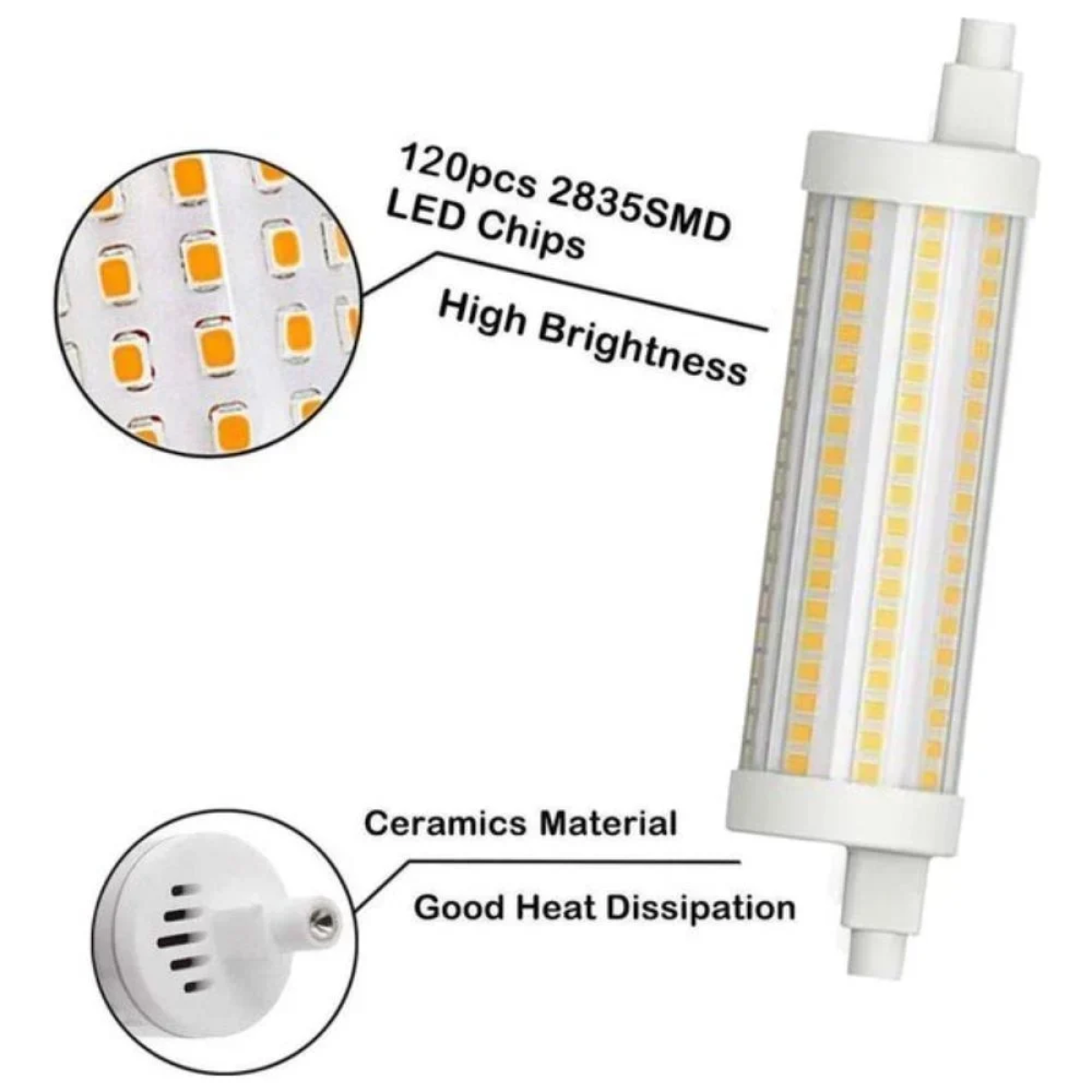 Λάμπα LED Aigostar R7S 16W 3000K