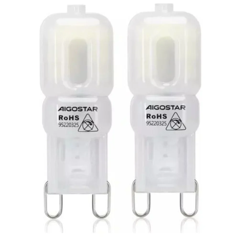 Λάμπα led g9 2w 6500k aigostar 2τμχ