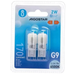 Λάμπα led g9 2w 6500k aigostar 2τμχ