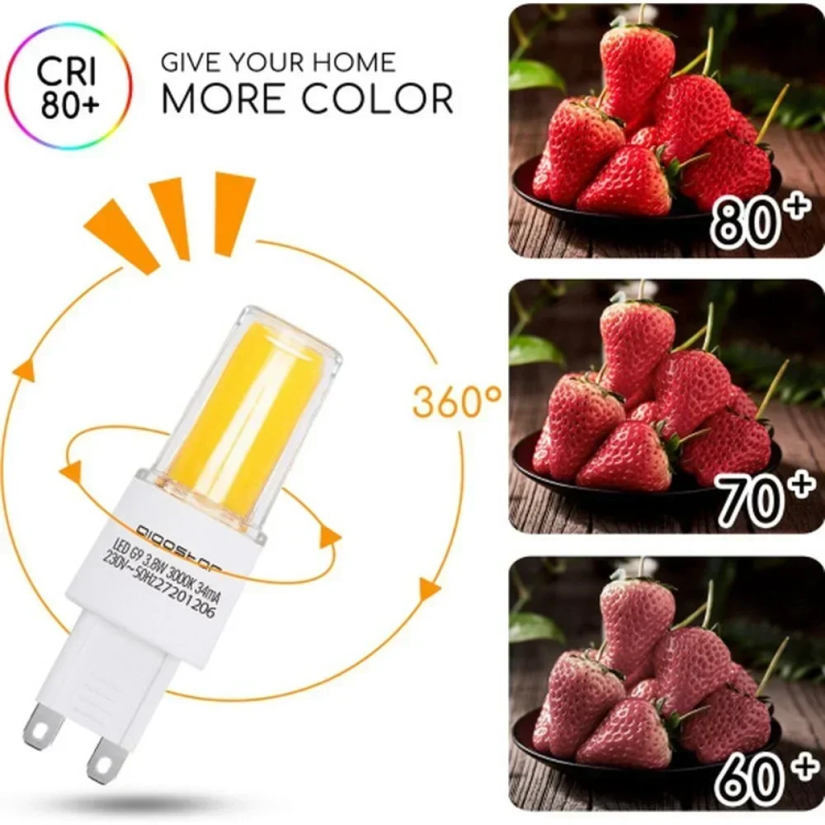 Λάμπα LED G9 3.8W 3000K Aigostar