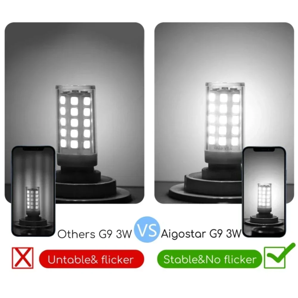 Λάμπα LED G9 3W 6500K Aigostar