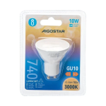 Λάμπα LED GU10 10W 3000K Aigostar