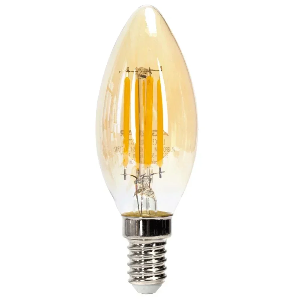 Λάμπα Νήματος LED Amber C35 E14 6W 2200K Aigostar