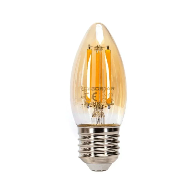 Λάμπα Νήματος LED Amber C35 E27 8W 2200K Aigostar