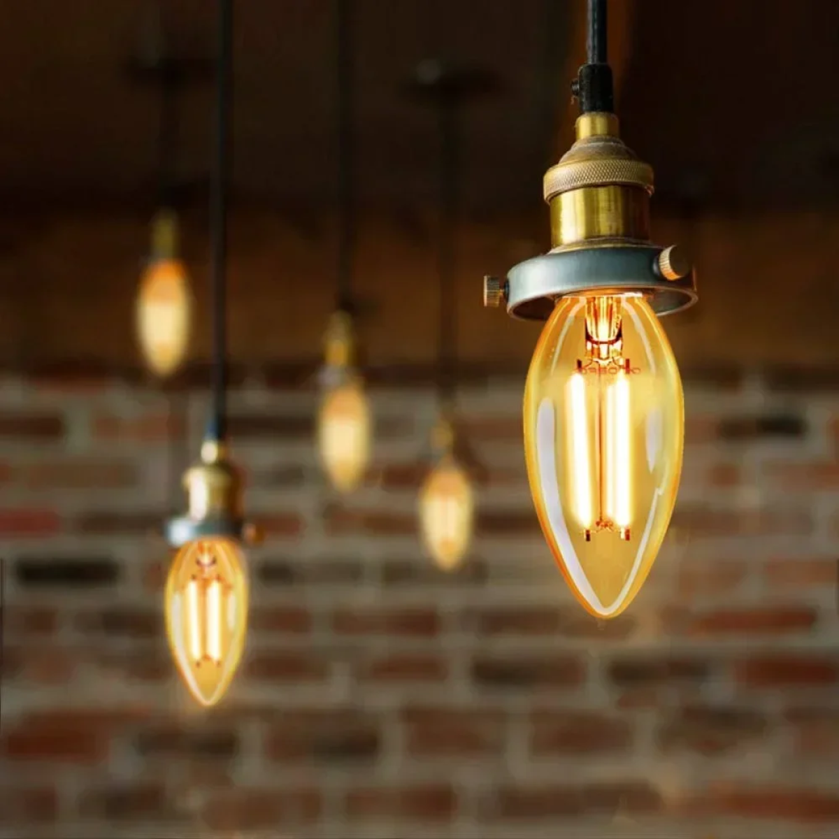 Λάμπα Νήματος LED Amber C35 E27 8W 2200K Aigostar