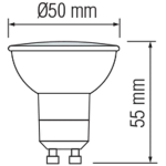Λαμπτήρας LED GU10 6W 4000Κ Aigostar