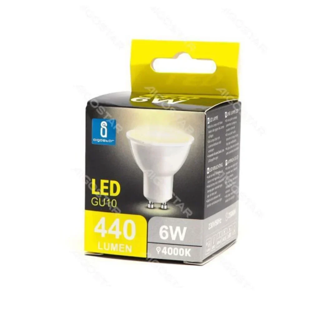 Λαμπτήρας LED GU10 6W 4000Κ Aigostar