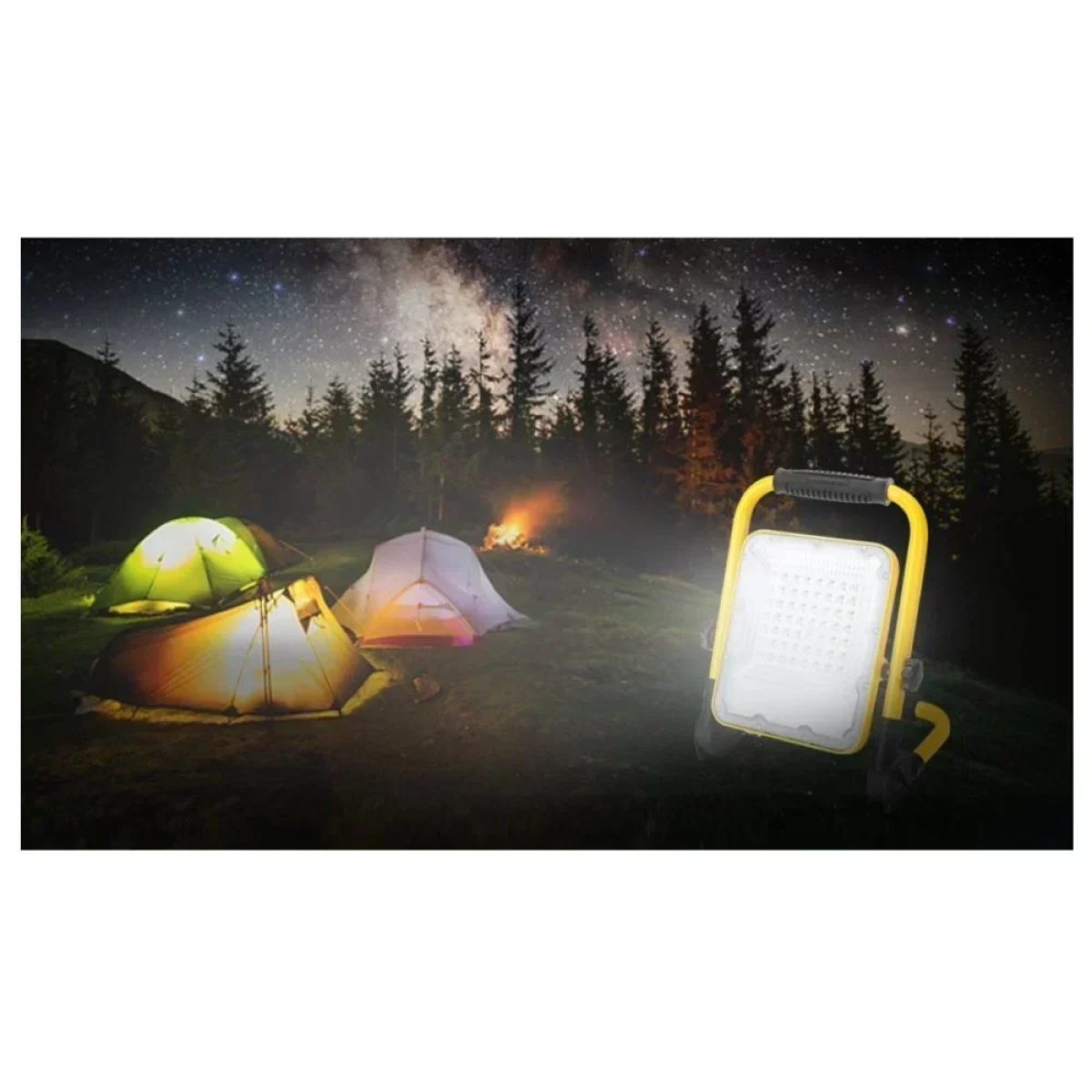 LED Επαναφορτιζόμενος Προβολέας 100W 2400lm Aigostar
