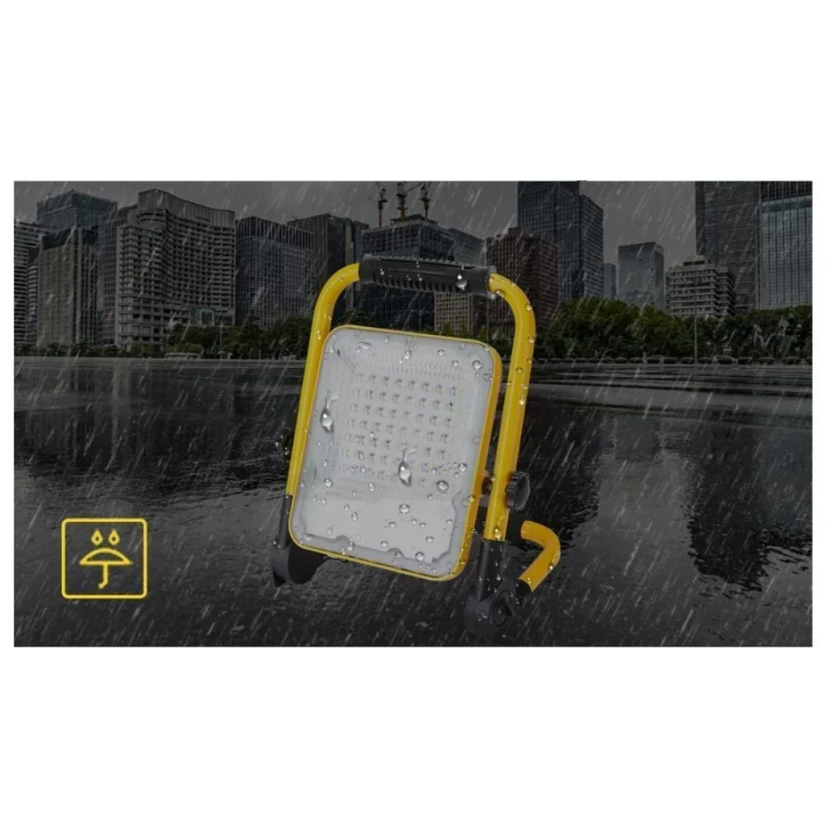 LED Επαναφορτιζόμενος Προβολέας 50W 1400lm Aigostar