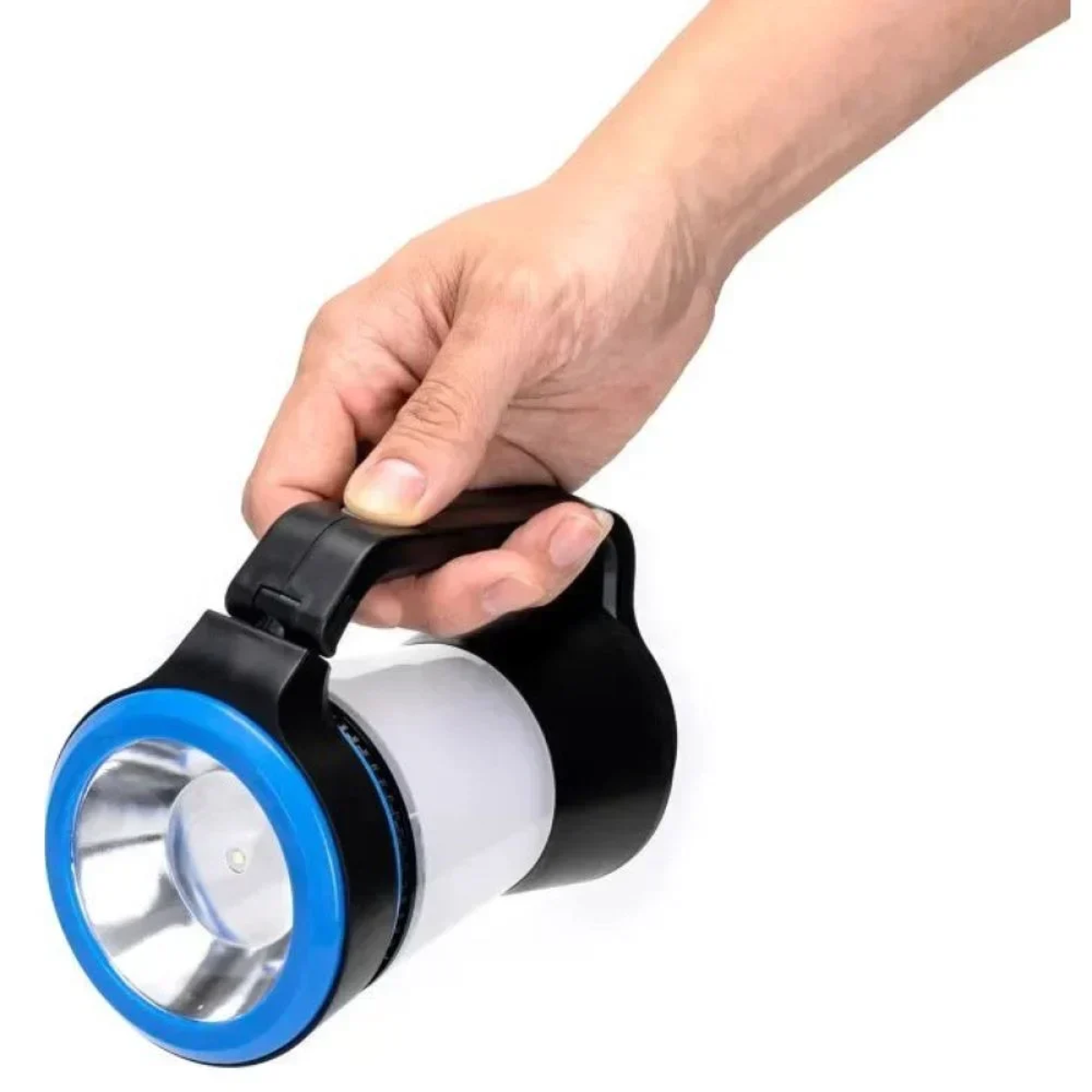 LED Φανάρι Φακός 3 σε 1 Μπλε 16.5x13x9cm