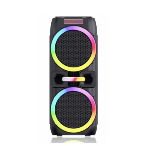 QL-2203 Ασύρματο Φορητό Ηχείο Bluetooth με LED RGB Φωτισμό, Τηλεχειριστήριο & Μικρόφωνο