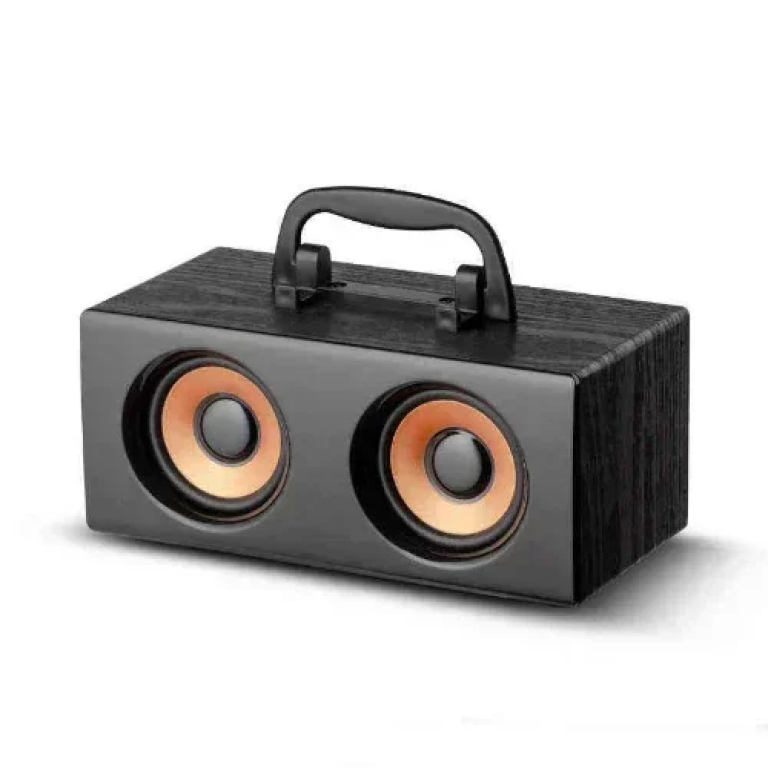 FT-3007 Φορητό Ξύλινο Ηχείο 2'' Bluetooth/USB/TF Card/AUX Μαύρο