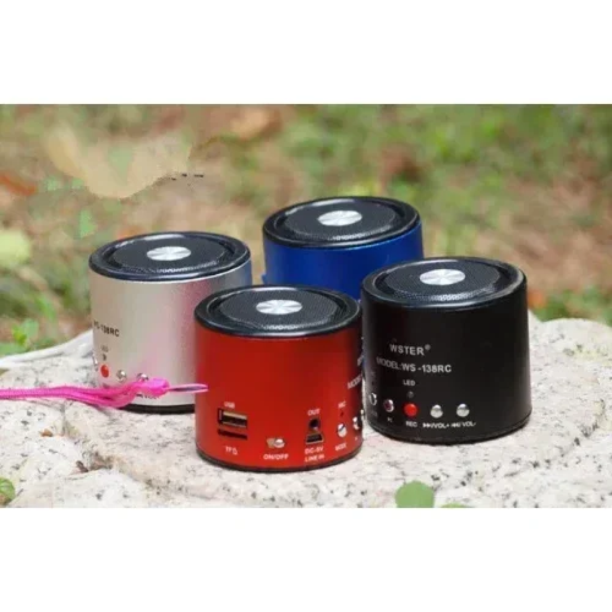 Φορητό ηχείο WS-138RC με microSD/USB Player και ραδιόφωνο - Μαύρο
