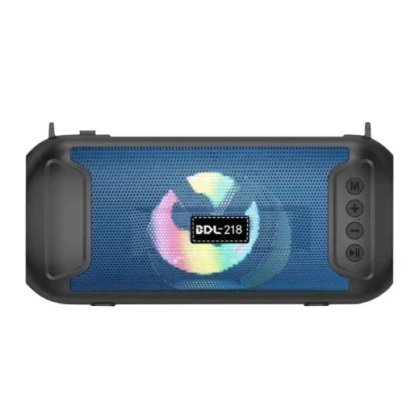 BDL-218 Φορητό Ασύρματο Ηχείο Bluetooth με φακό & ηλιακό πάνελ φόρτισης - Μπλε
