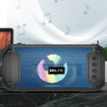 BDL-218 Φορητό Ασύρματο Ηχείο Bluetooth με φακό & ηλιακό πάνελ φόρτισης - Μπλε