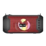 BDL-218 Φορητό Ασύρματο Ηχείο Bluetooth με φακό & ηλιακό πάνελ φόρτισης - Κόκκινο