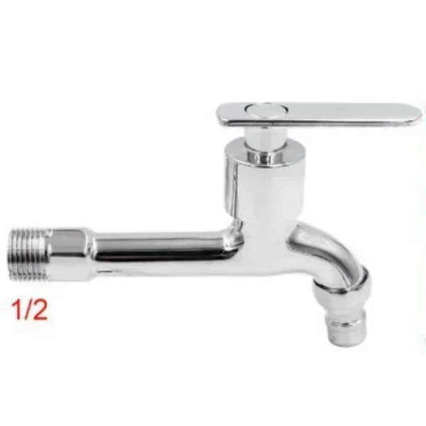 Μπαταρία Μπανιέρας Ασημί 1/2'' 15x9.5cm με Ροζέτα Μπλε 3280977