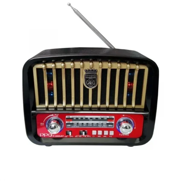 SW-009UBT Επαναφορτιζόμενο Ηλιακό Ραδιόφωνο AM/FM/SW με Φακό USB/TF/SD