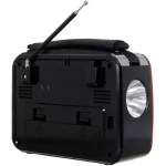 Waxiba XB-472URT Φορητό Ασύρματο Ραδιόφωνο AM/FM/SW με Φακό USB/TF/SD - Κόκκινο