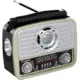 Waxiba XB-472URT Φορητό Ασύρματο Ραδιόφωνο AM/FM/SW με Φακό USB/TF/SD - Χρυσό