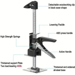 Μεταλλικά εργαλεία ανύψωσης 2 τεμάχια 30cm - ασημί/μαύρο - Image 6