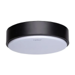 Πλαφονιέρα οροφής LED 12W Ø23cm μαύρο