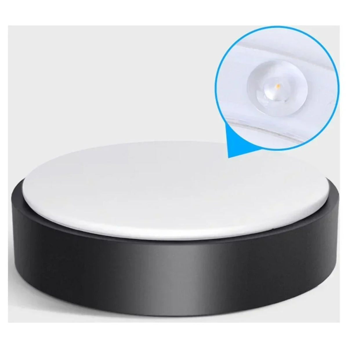 Πλαφονιέρα οροφής LED 12W Ø23cm μαύρο