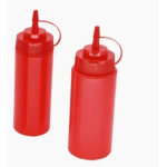 Πλαστικό Μπουκάλι Διανεμητής Σάλτσας 360ml Κόκκινο