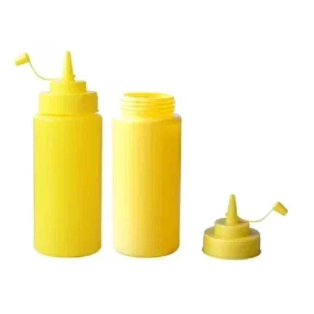 Πλαστικό Μπουκάλι Διανεμητής Σάλτσας 720ml Κίτρινο