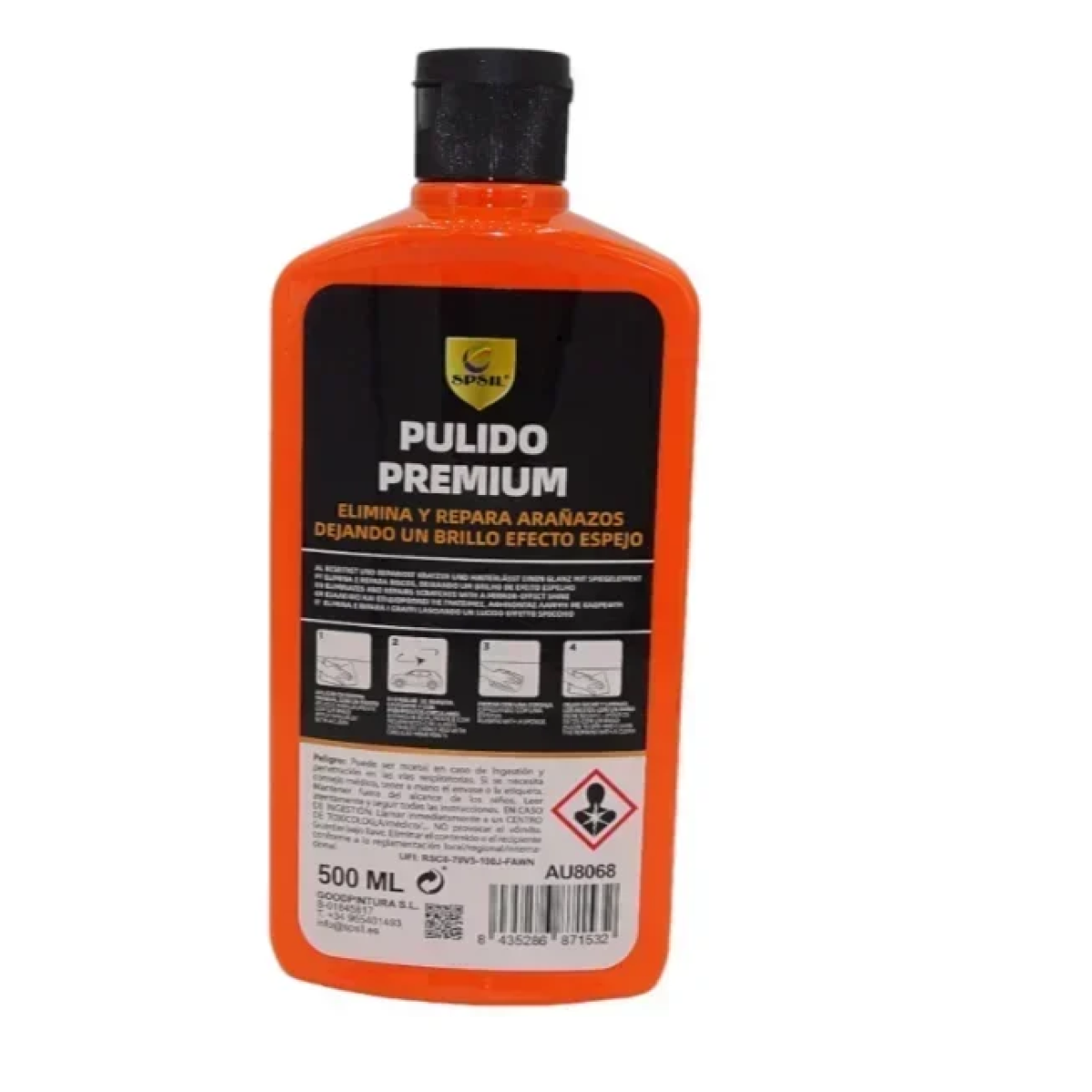 Premium Γυαλιστικό Kερί Αυτοκινήτου AU8068 500ML