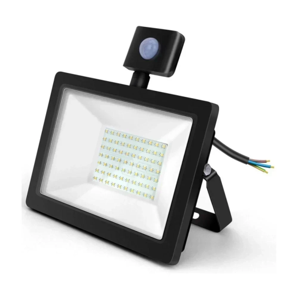 Προβολέας LED SMD 50W Ενδιάμεσο Φως 4000k 4500lm με Ανιχνευτή Κίνησης - Aigostar