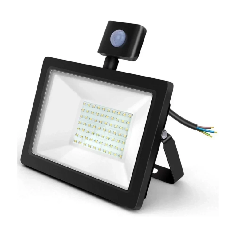 Προβολέας LED SMD 50W Ενδιάμεσο Φως 4000k 4500lm με Ανιχνευτή Κίνησης - Aigostar