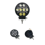 Προβολέας LED στρόγγυλος αυτοκινήτου off road 4″ 8LED JN-2434-70