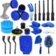 Σετ 26 τεμαχίων για καθαρισμό αυτοκινήτου - Car Wash Brush Set Jiageng - μπλε