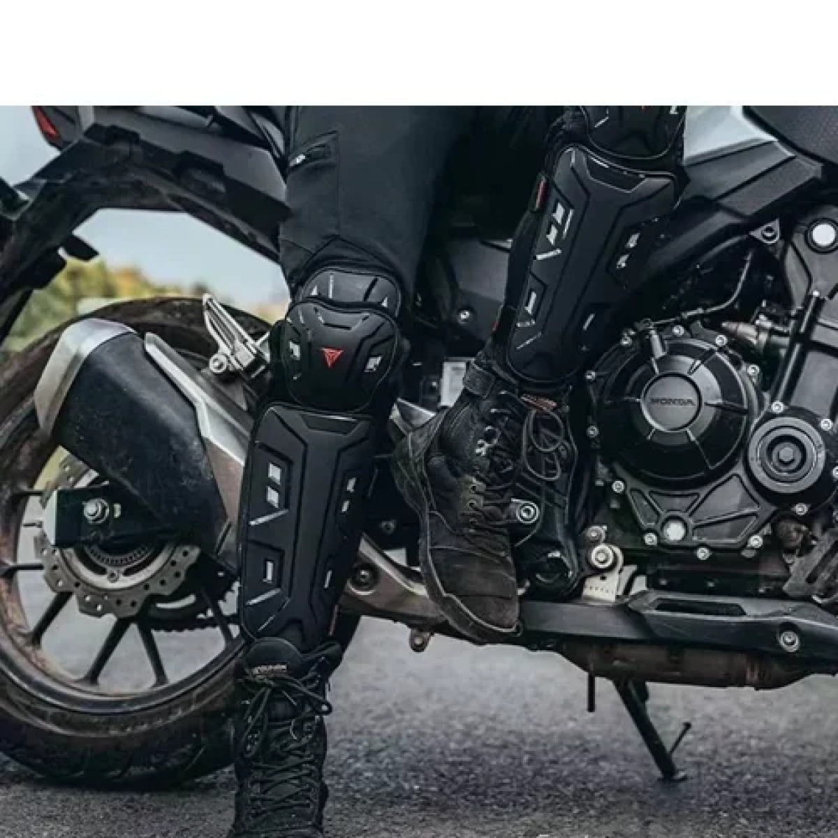 Σετ 4τμχ προστατευτικές επιγονατίδες και επιαγκωνίδες αναβάτη μηχανής Motowolf MDL1029 - Image 3