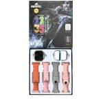 Smartwatch με ασύρματα ακουστικά και 4 διακοσμητικά λουριά Remax WP11