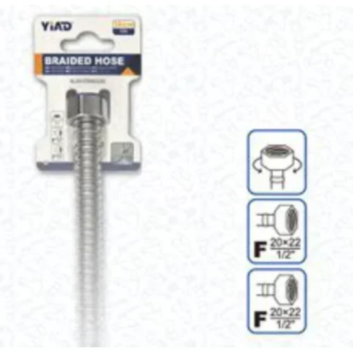 Σωλήνας Σύνδεσης Σπιράλ Θηλυκό 30cm Yiad 79123
