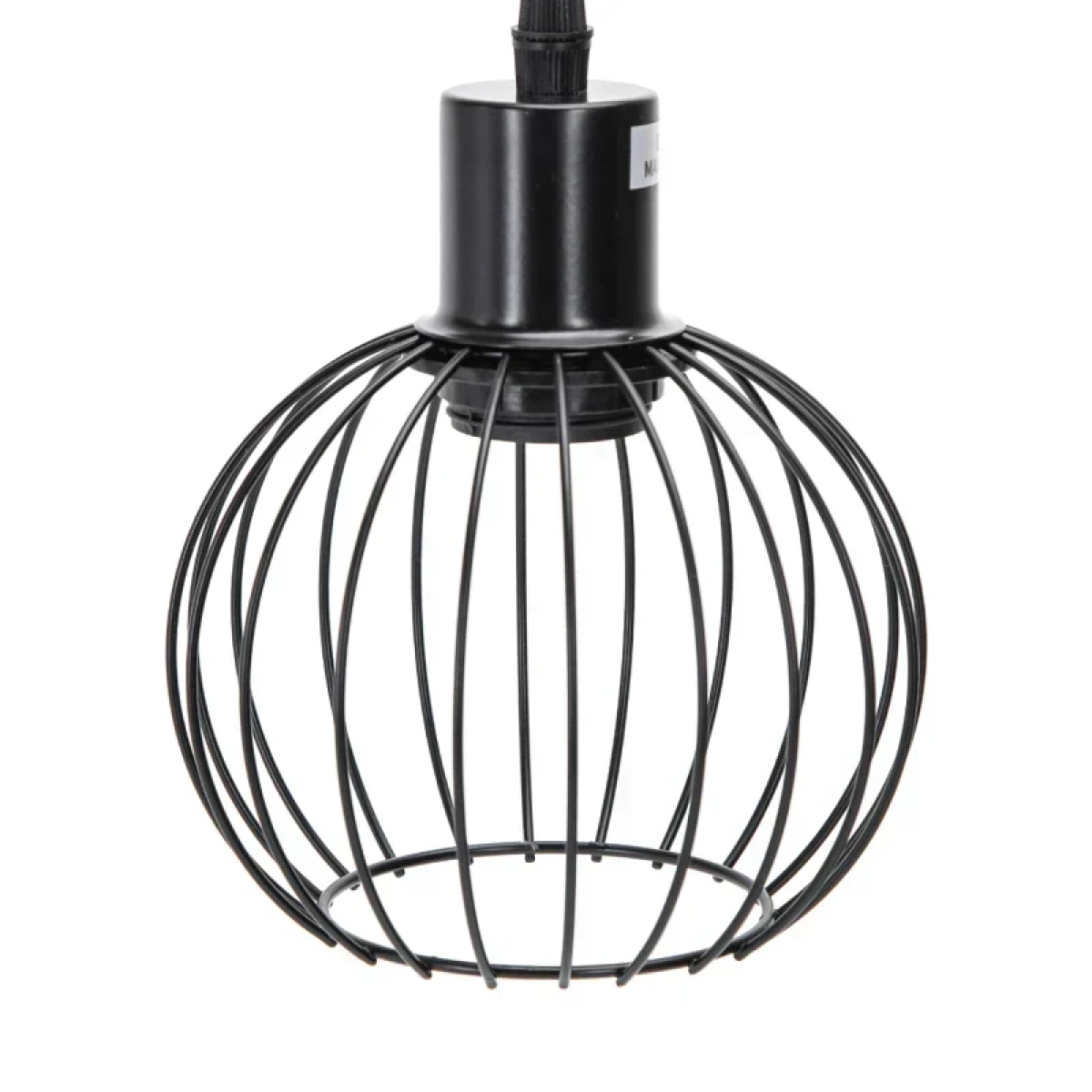 Σιδερένιο Κρεμαστό Φωτιστικό Οροφής 3 x E27 MAX.120W 150x26cm Μαύρο Aigostar