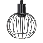Σιδερένιο Κρεμαστό Φωτιστικό Οροφής 3 x E27 MAX.120W 150x26cm Μαύρο Aigostar