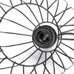 Σιδερένιο Κρεμαστό Φωτιστικό Οροφής 1 x E27 MAX.60W Μαύρο Aigostar