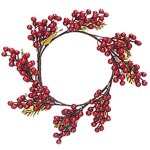 Στεφάνι με γκι 45cm Xmasfest 1132570