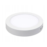 Στρογγυλό LED Panel Slim Downlight Θερμό Λευκό 3000K 16W Λευκό Σώμα Aigostar