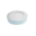 Στρογγυλό LED Panel Slim Downlight Θερμό Λευκό 3000K 18W Λευκό Σώμα Aigostar