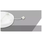 Στρογγυλό LED Panel Slim Downlight Θερμό Λευκό 3000K 18W Λευκό Σώμα Aigostar
