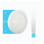 Στρογγυλό LED Panel Slim Downlight Θερμό Λευκό 3000K 20W Λευκό Σώμα Aigostar