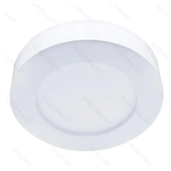 Στρογγυλό LED Panel Slim Downlight Θερμό Λευκό 3000K 24W Λευκό Σώμα Aigostar