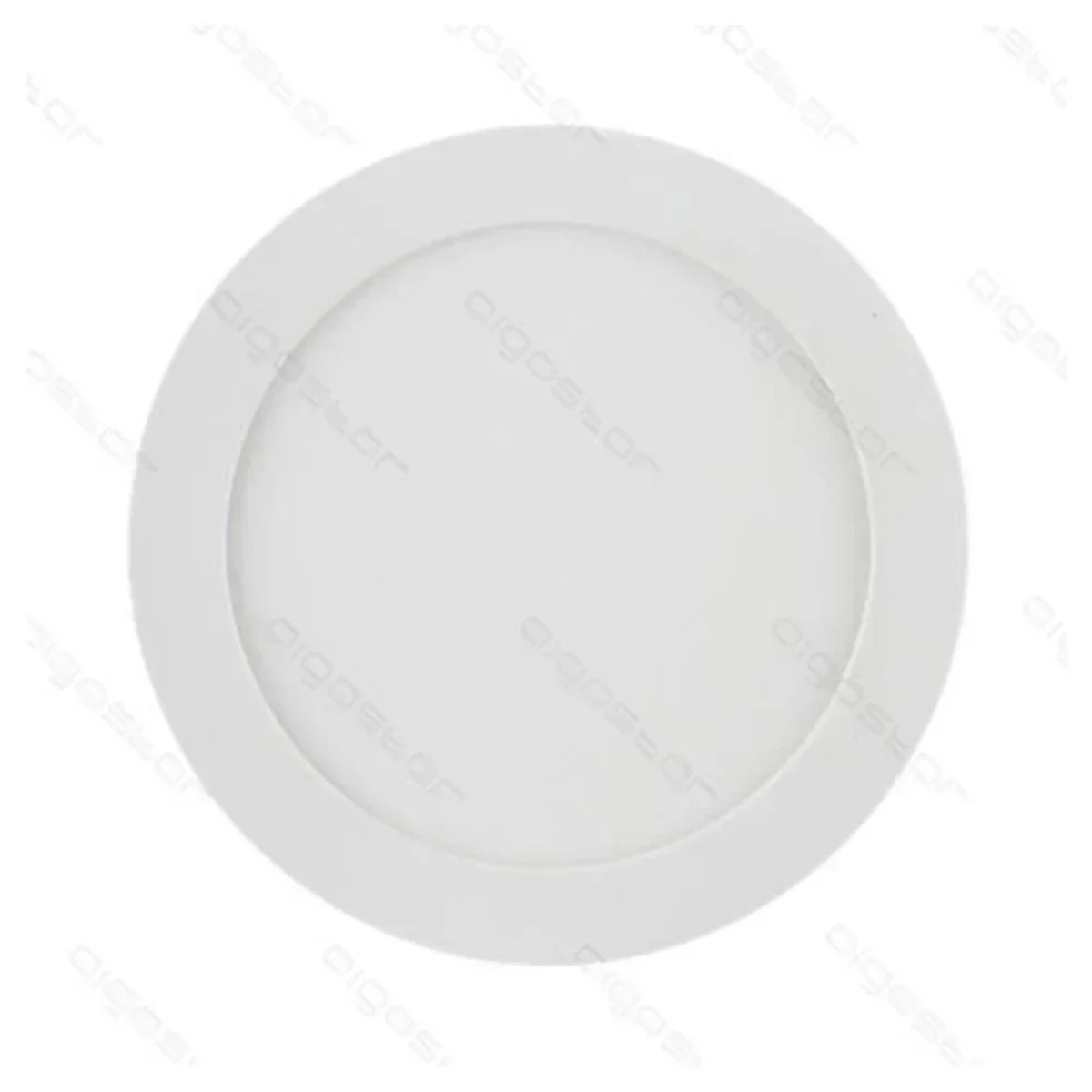Στρογγυλό LED Panel Slim Downlight Θερμό Λευκό 3000K 24W Λευκό Σώμα Aigostar